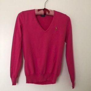 Ralph Lauren magenta sweater